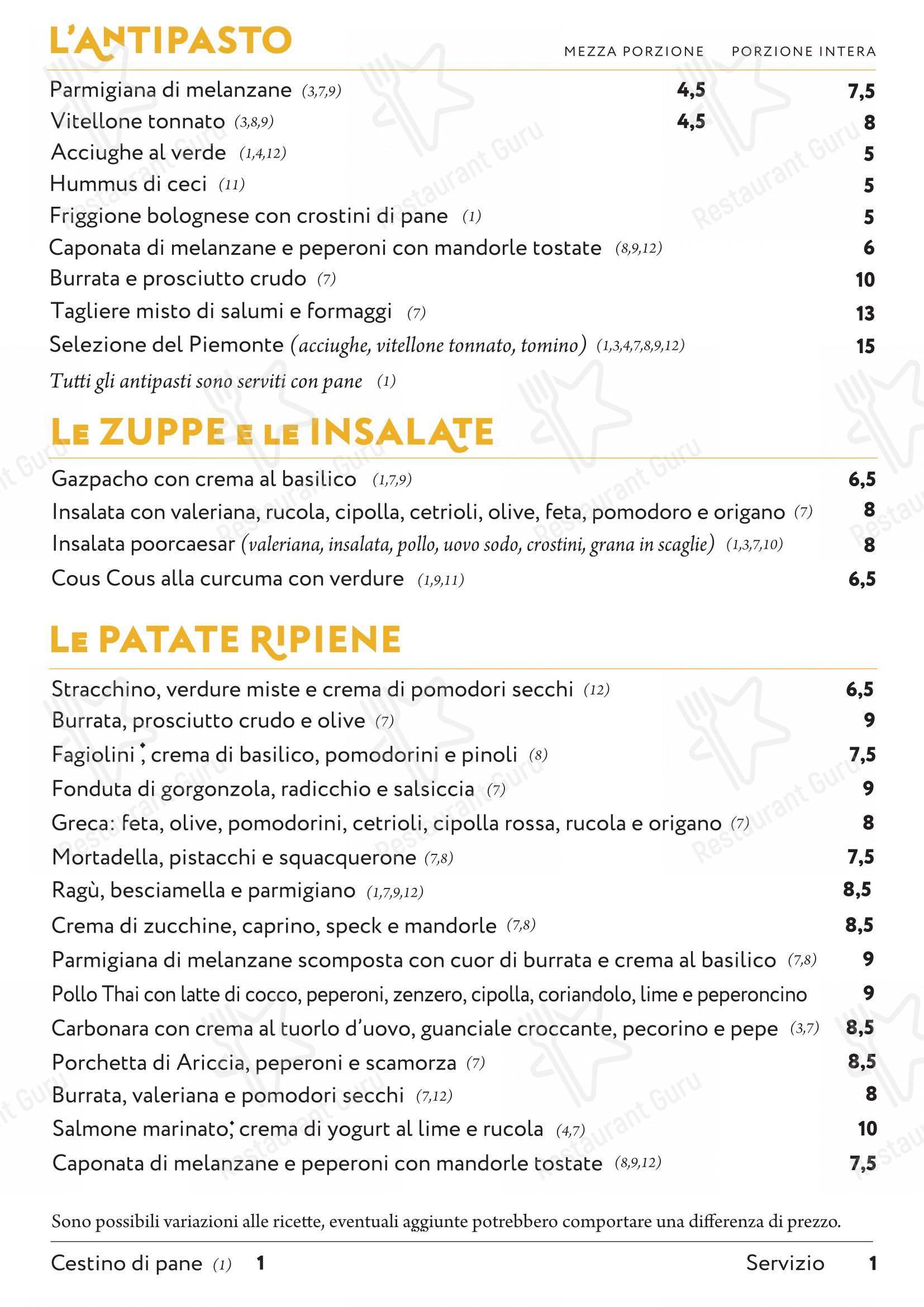 Poormanger in Torino - Крафт меню