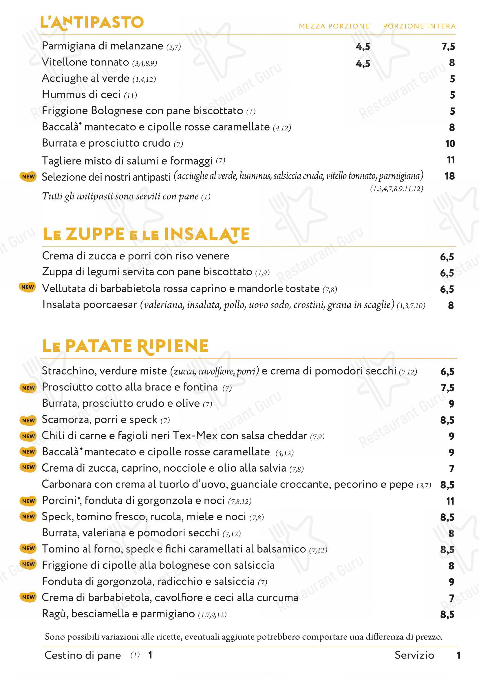 Menu di Poormanger
