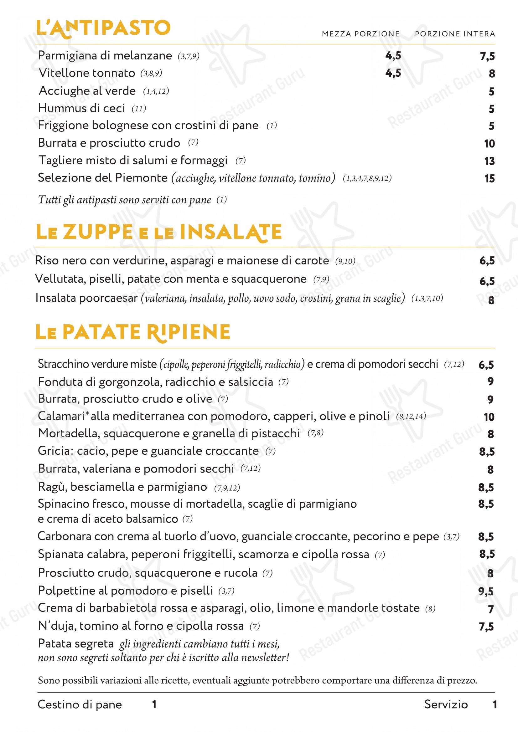 Poormanger in Torino - Ночное меню