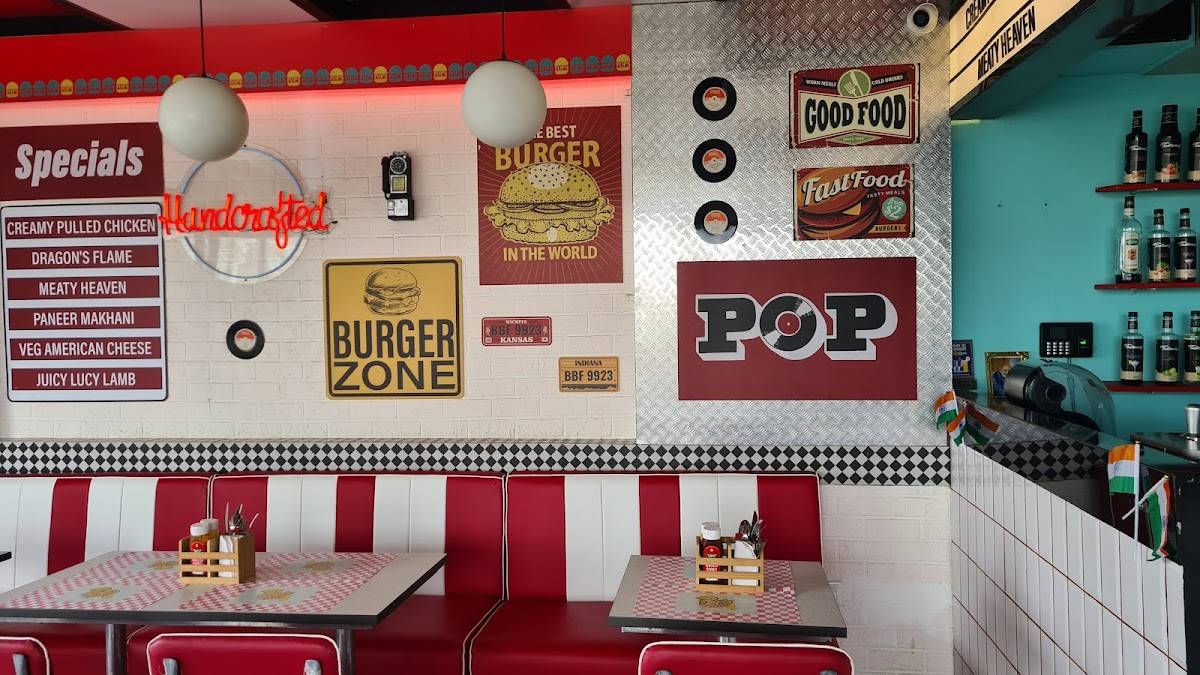 Pop’s Burger menu