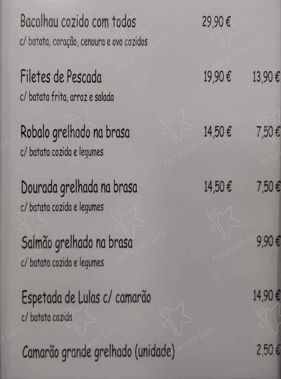 Menu Em Churrasqueira Portuguesa Do Amial Restaurante Porto