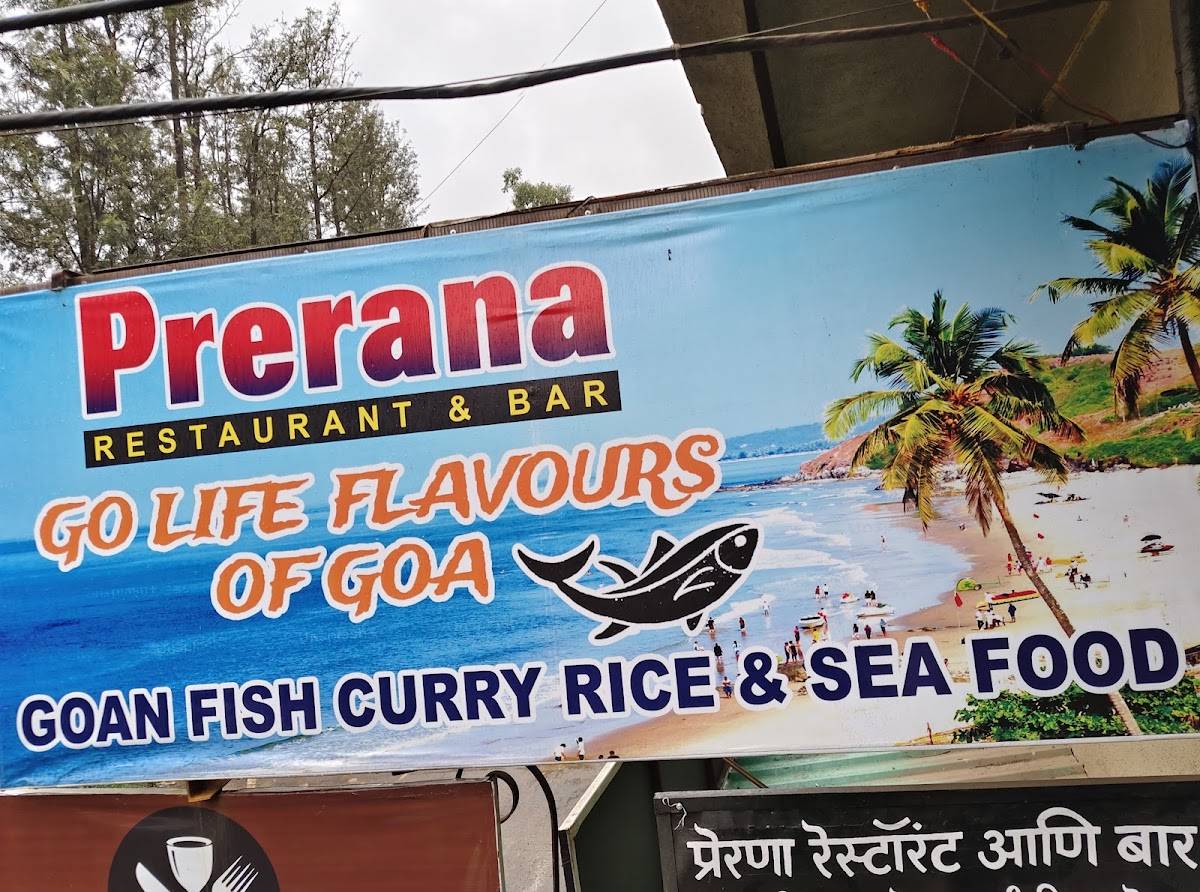 Prerana - Go Life Flavours of Goa (Bar & Restaurant) menu