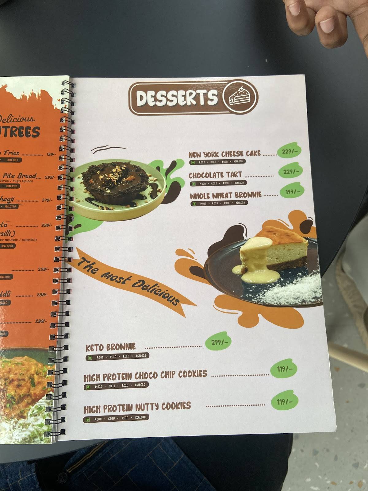 Procafe menu