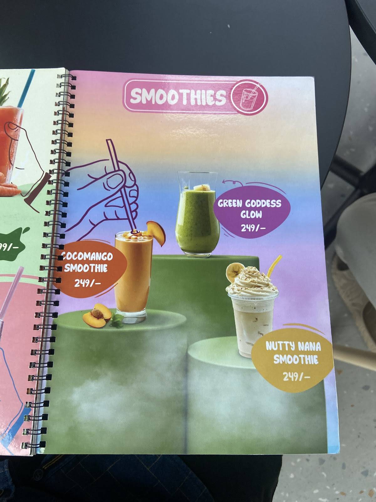 Procafe menu