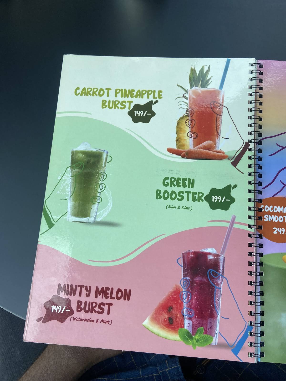 Procafe menu