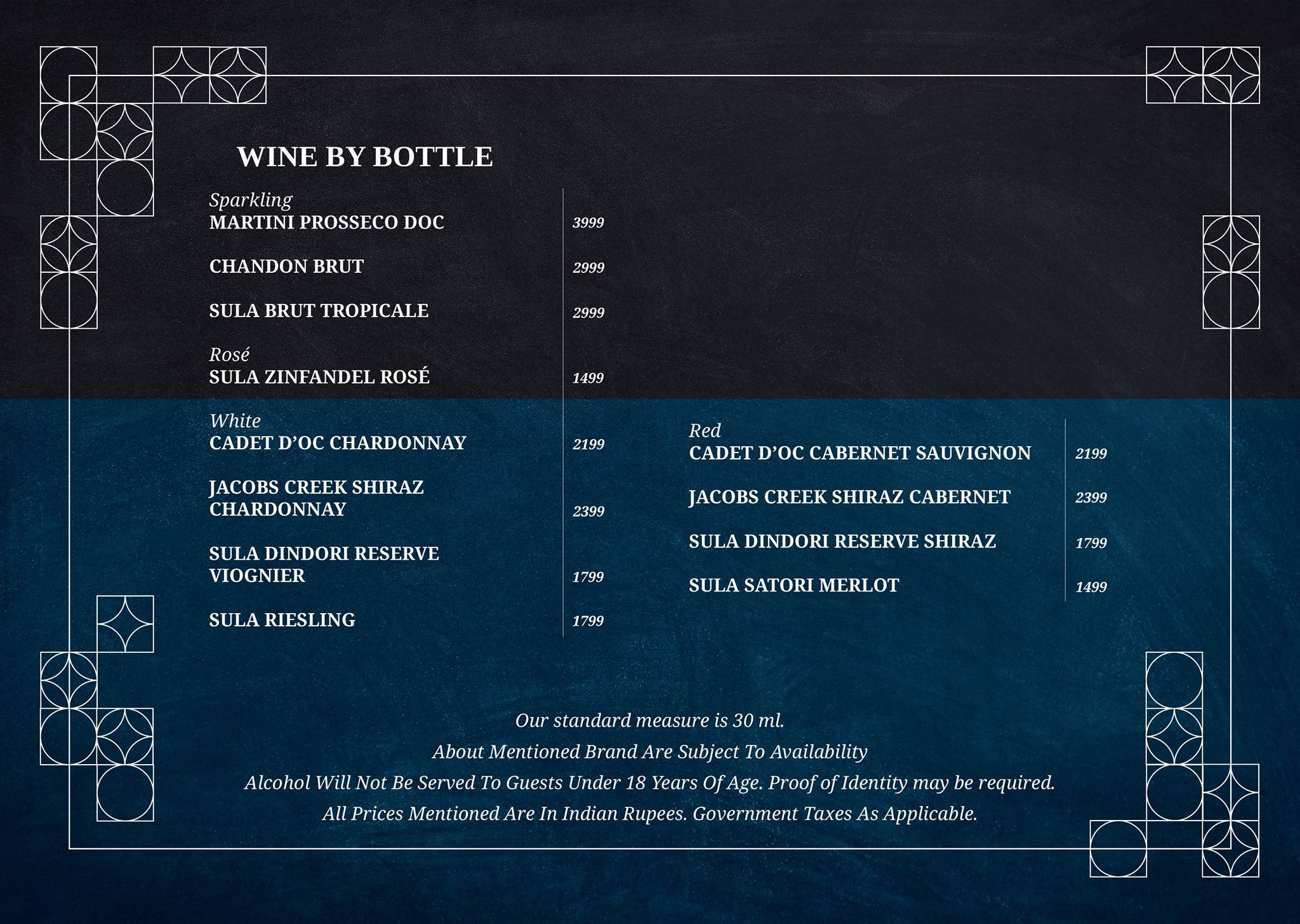 AIR, jüSTa Sajjangarh menu