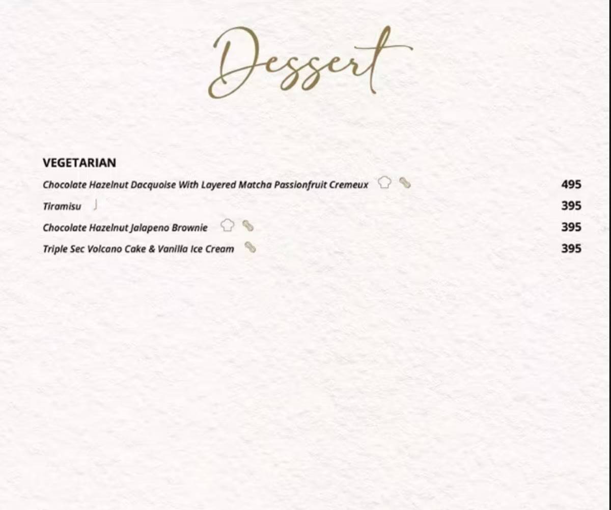 Asilo menu