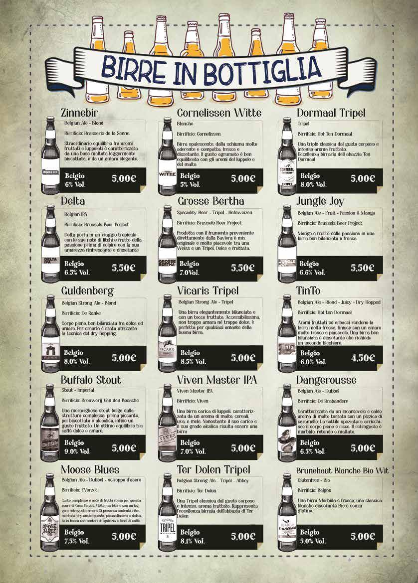 Menu di Il Capolinea Birreria Bistrò 