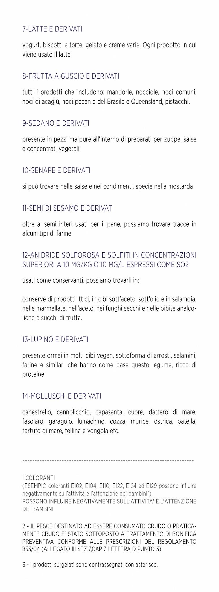 Menu di Coropuna 