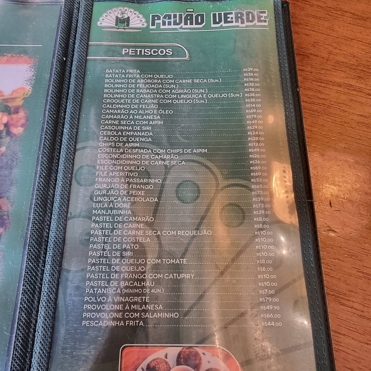 Restaurante Copa Green cardápio