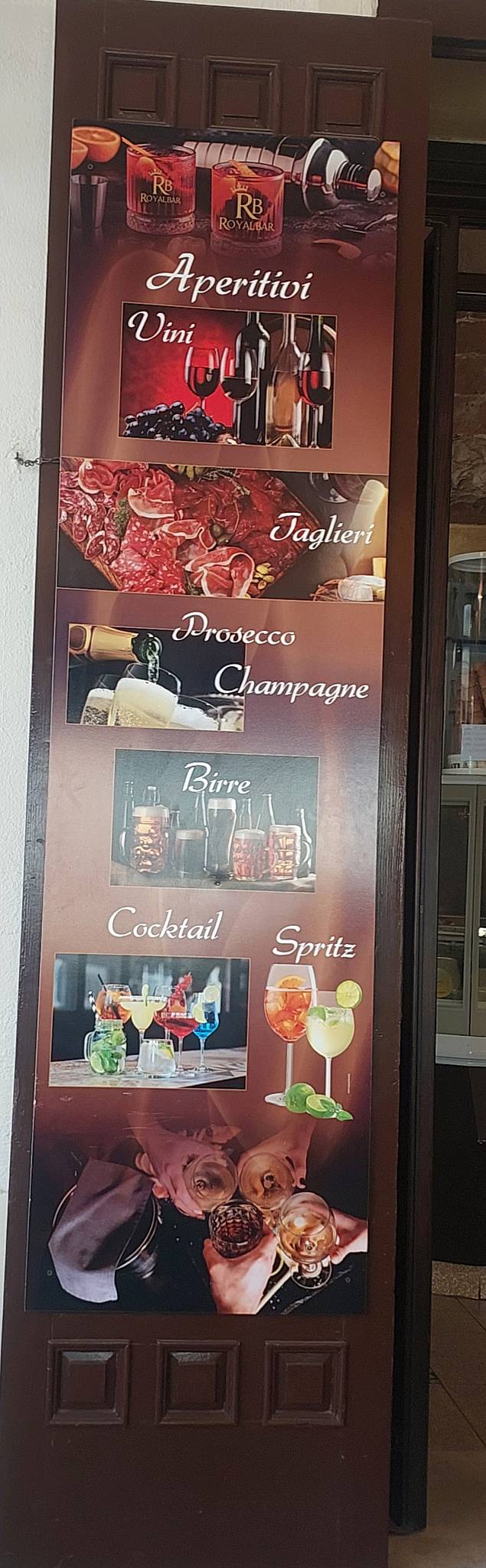 Menu di Royal Bar 