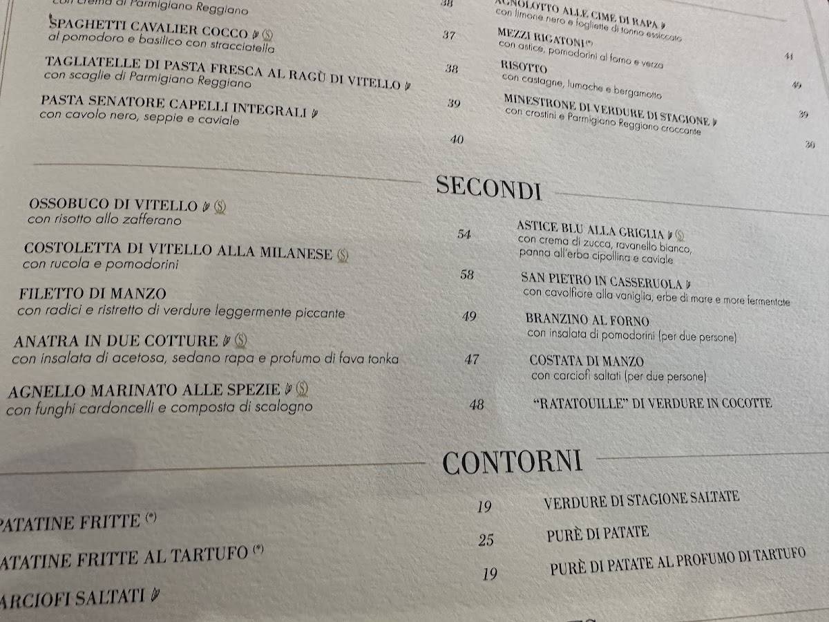 Menu di Savini 1867 