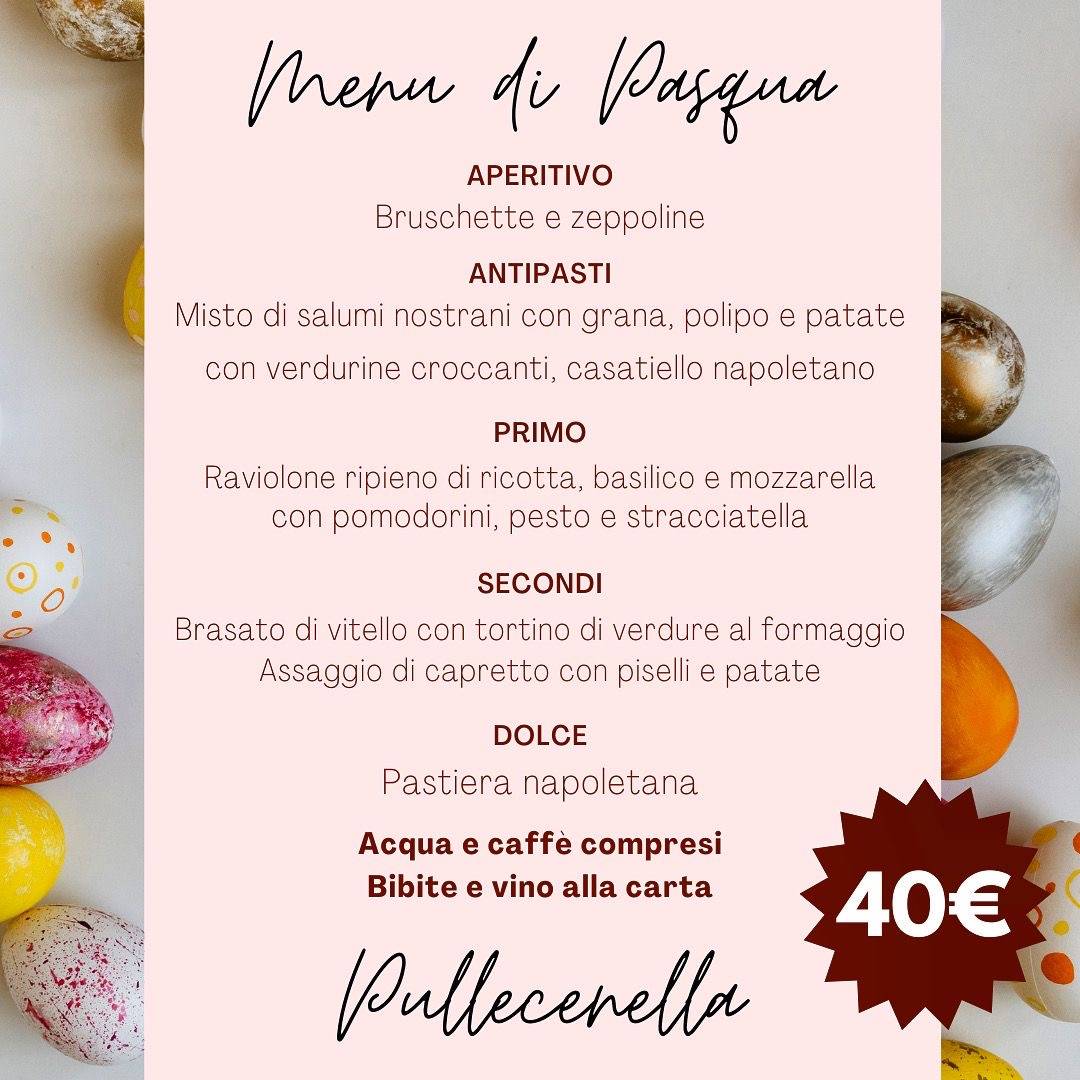 Menu di Pullecenella (Pulcinella) 