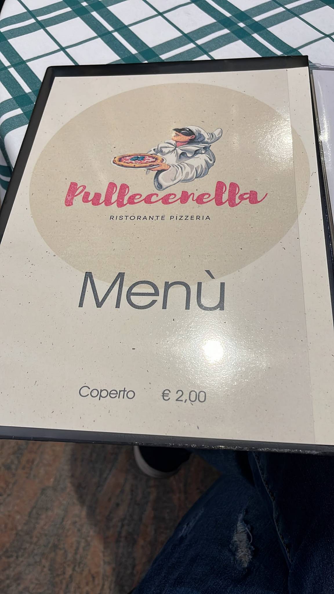 Menu di Pullecenella (Pulcinella) 