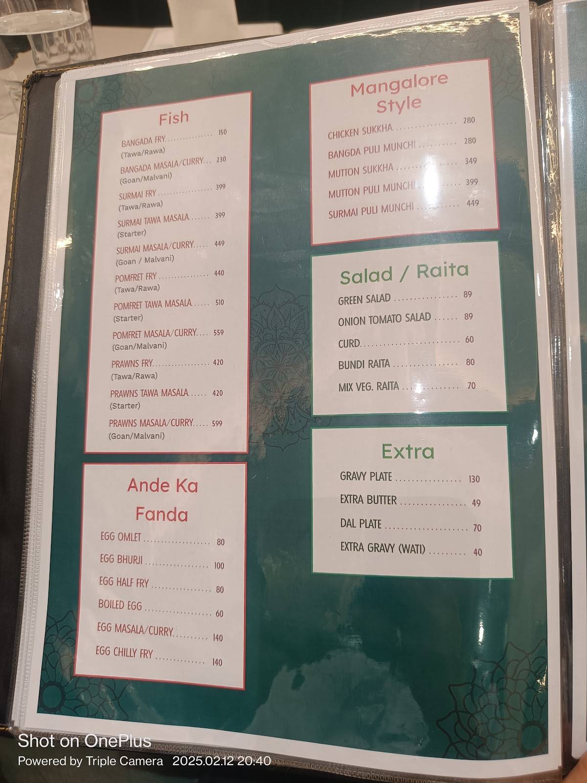 Hotel Asha - Veg & Non-veg menu