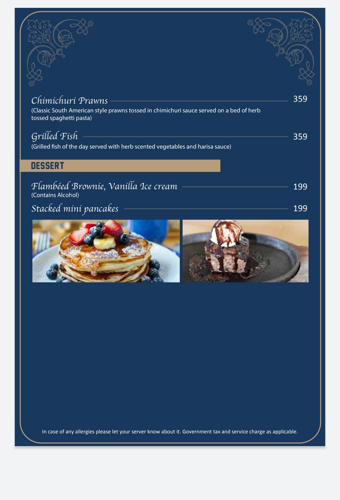 Code The Speakeasy Bar menu