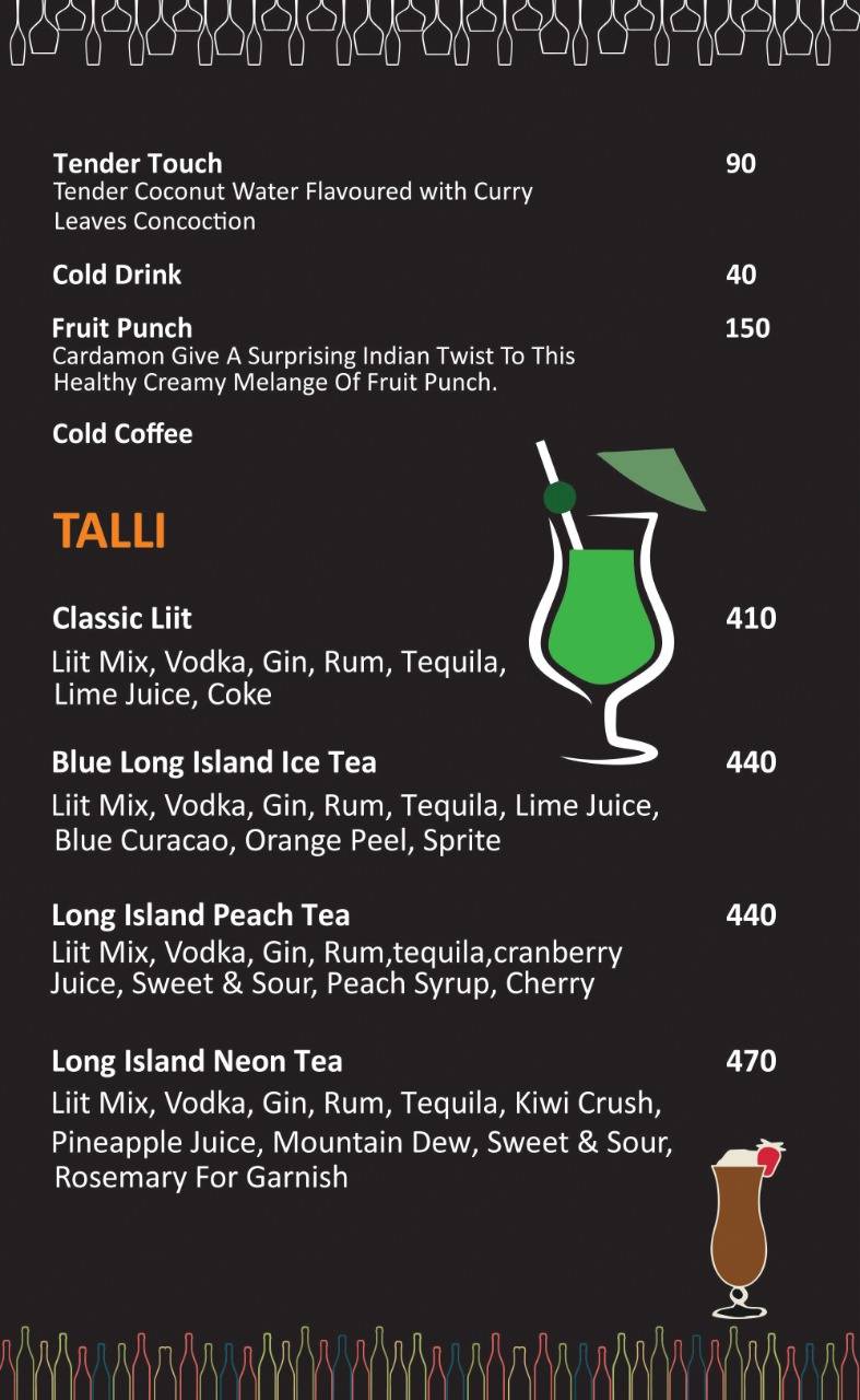 Shatanand Bar & Restaurant menu