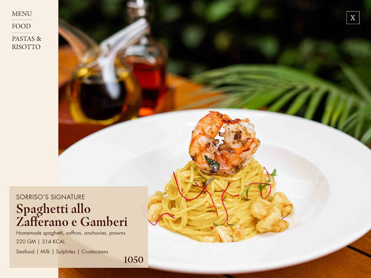 Sorriso menu