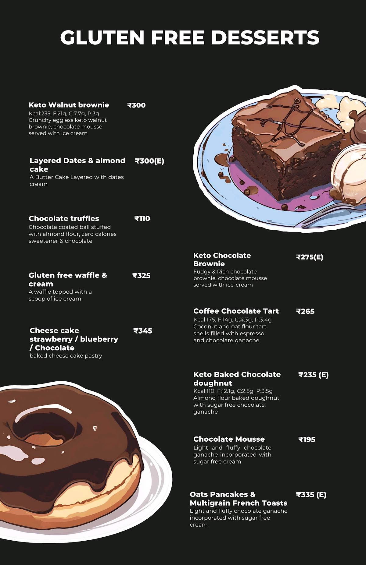 daCALORIES - healthy diet food restaurant menu