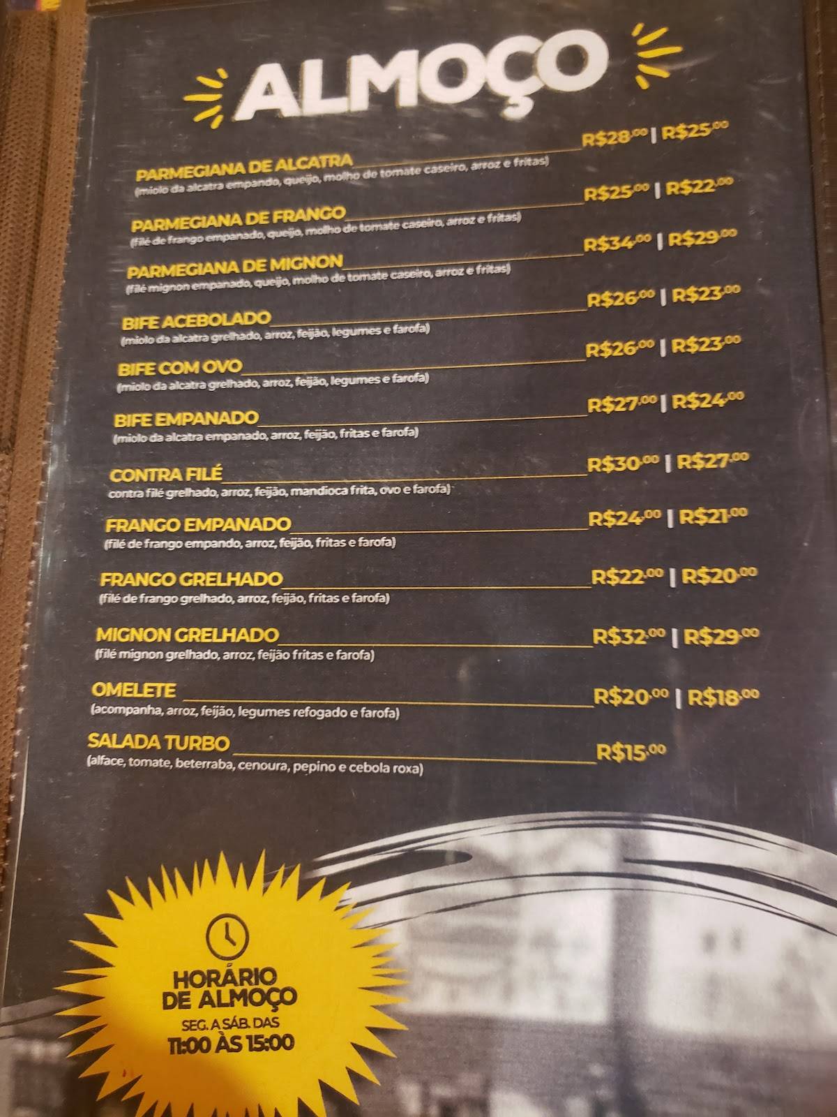 Quintal burger cardápio