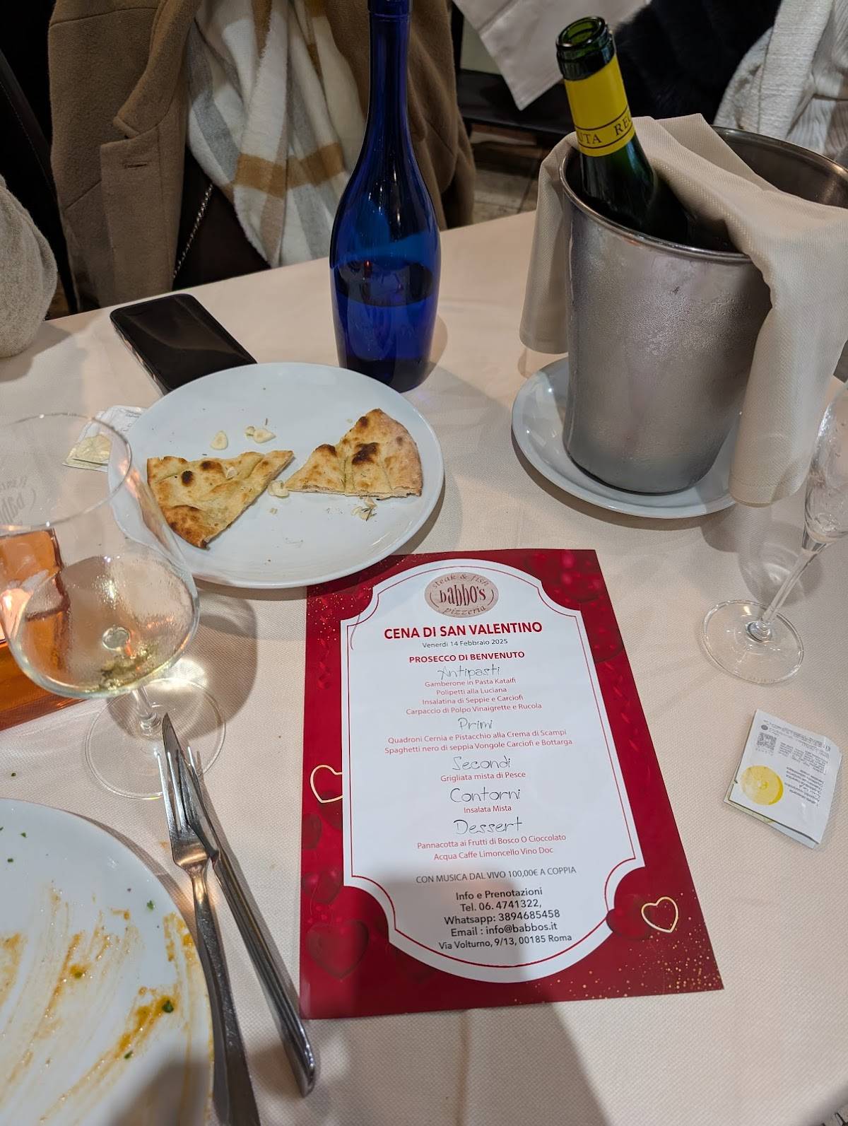 Menu di RISTORANTE BABBO’S 