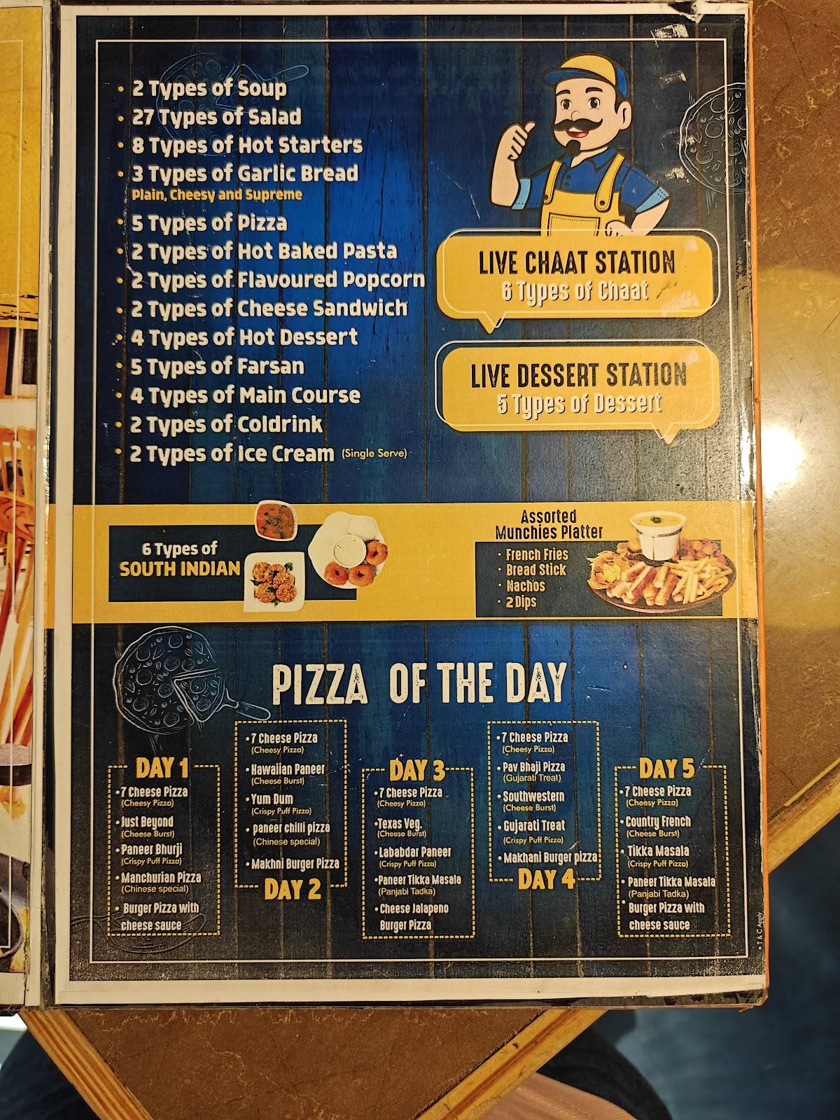 Papa Louie's Pizza menu