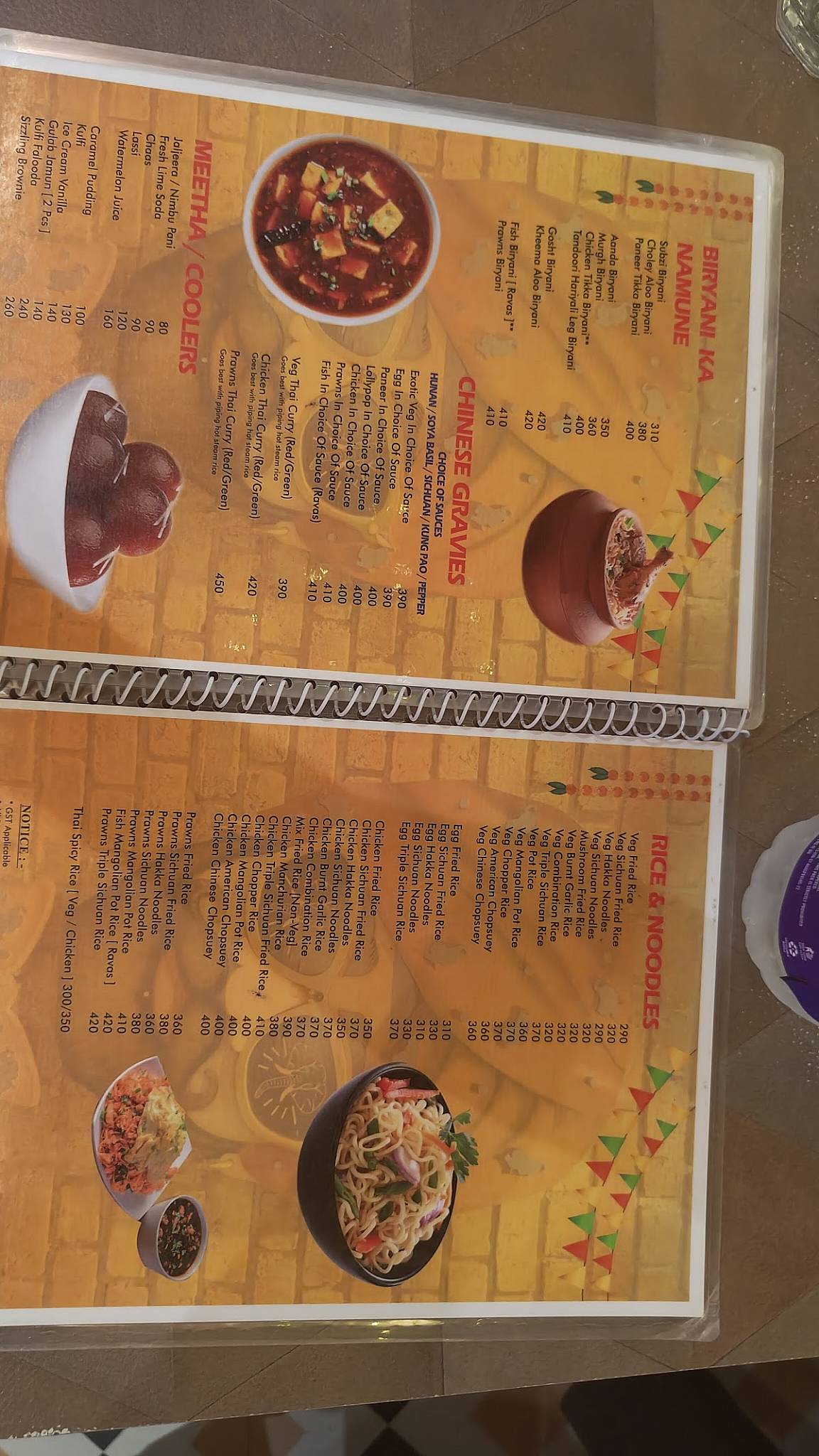 Rangrez Family Resto Bar menu