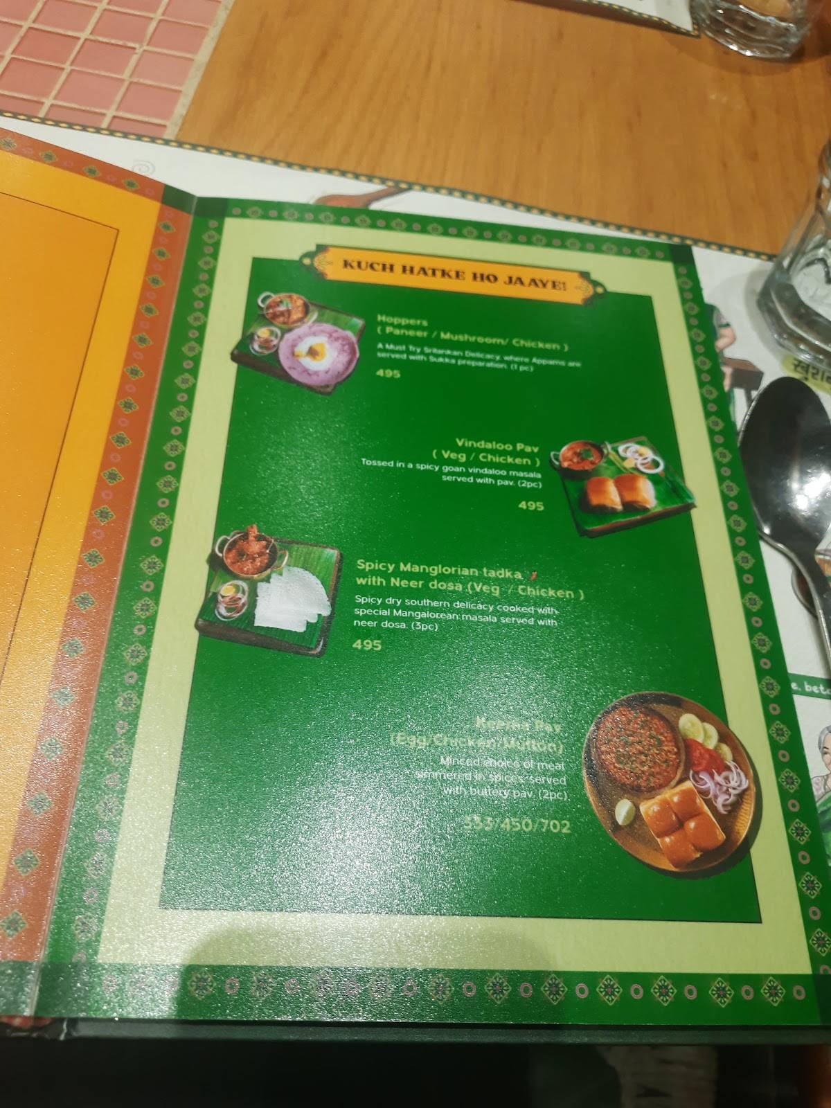 Rasila's Kitchen menu