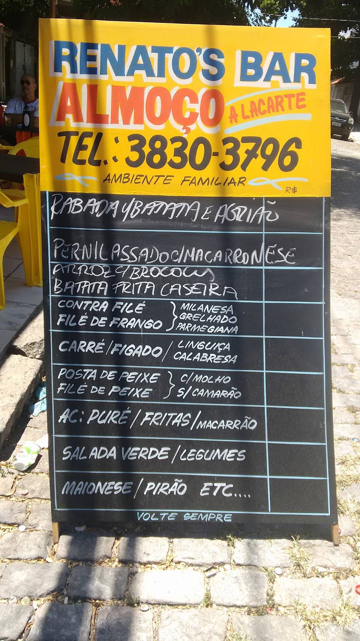 Renato's Bar cardápio