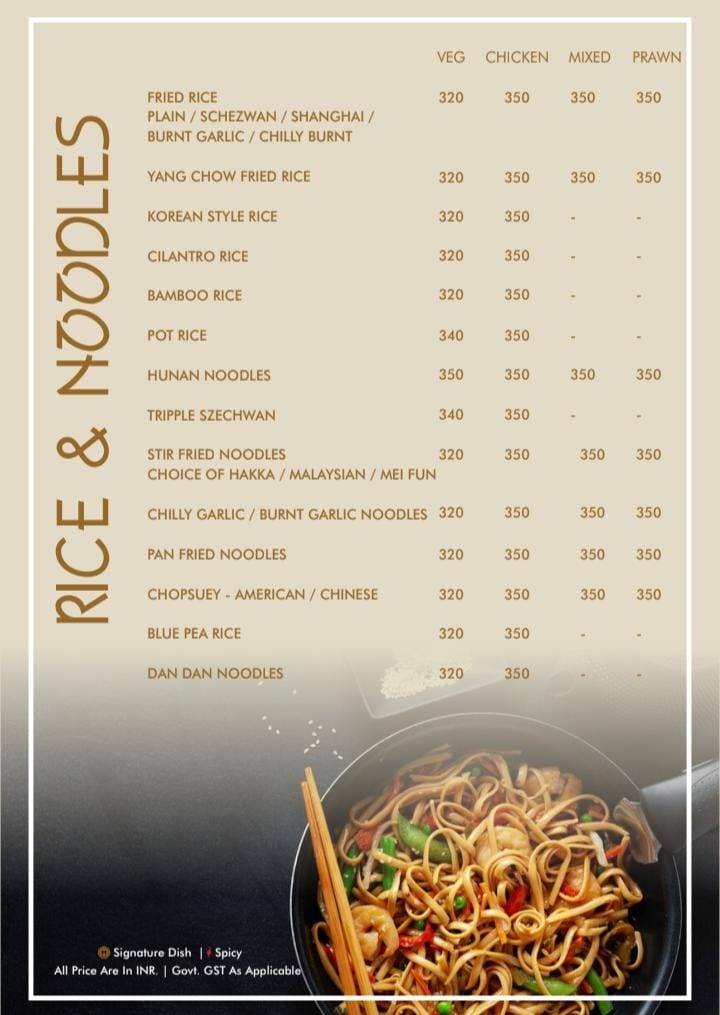 Abhinandan Dining Bar menu