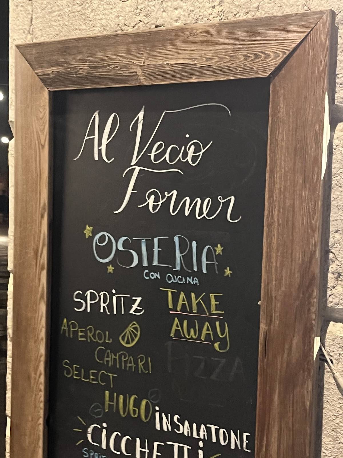 Menu di Al Vecio Forner 
