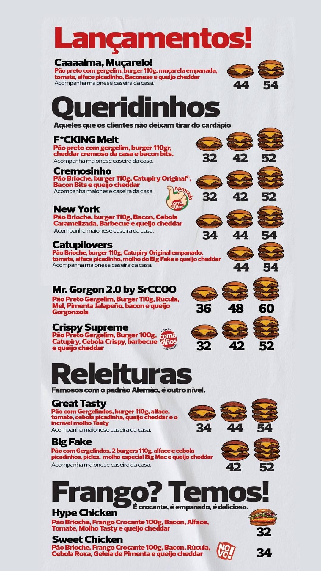 Alemão Burger - Hamburgueria Sorocaba cardápio