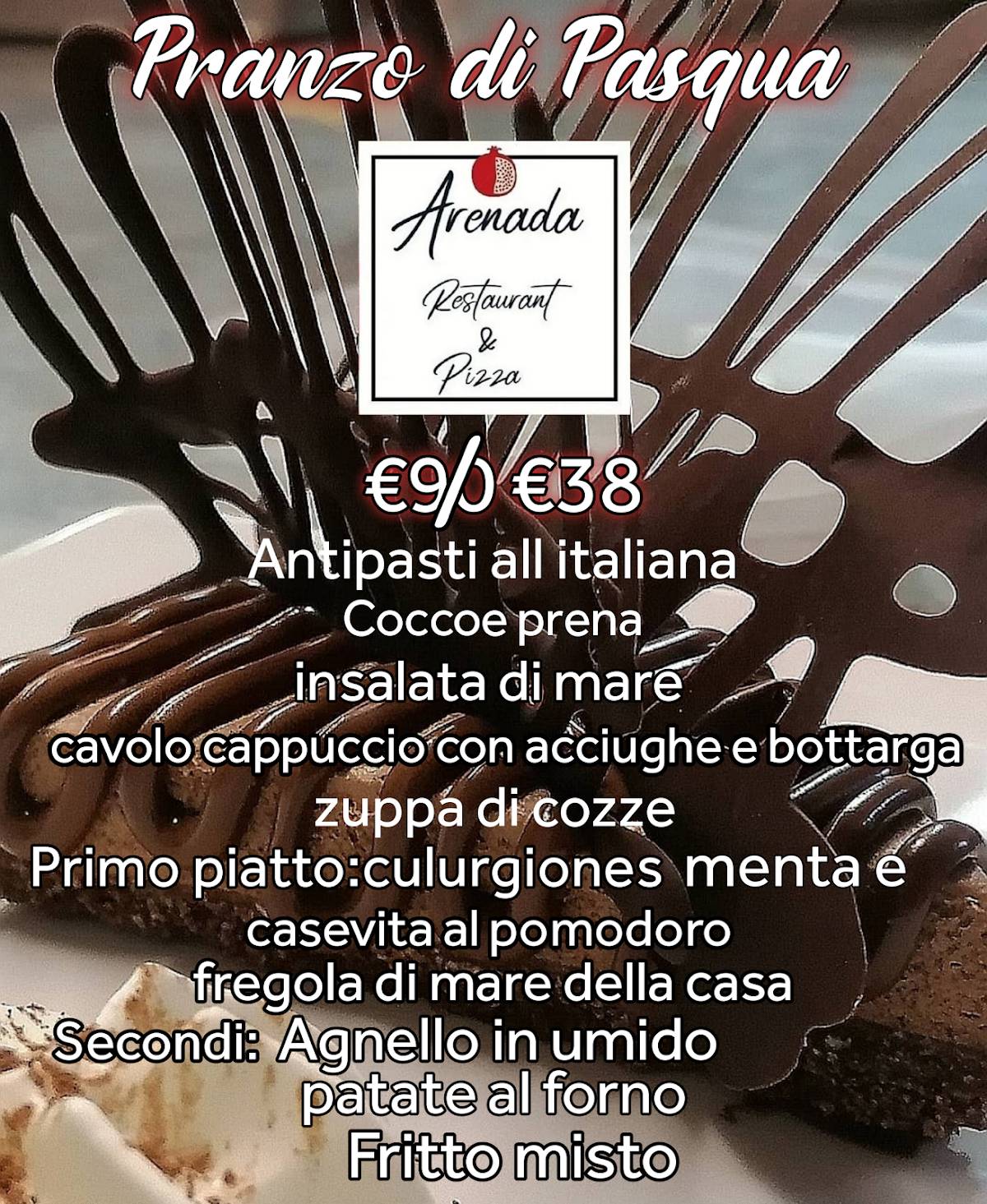 Menu di Arenada 