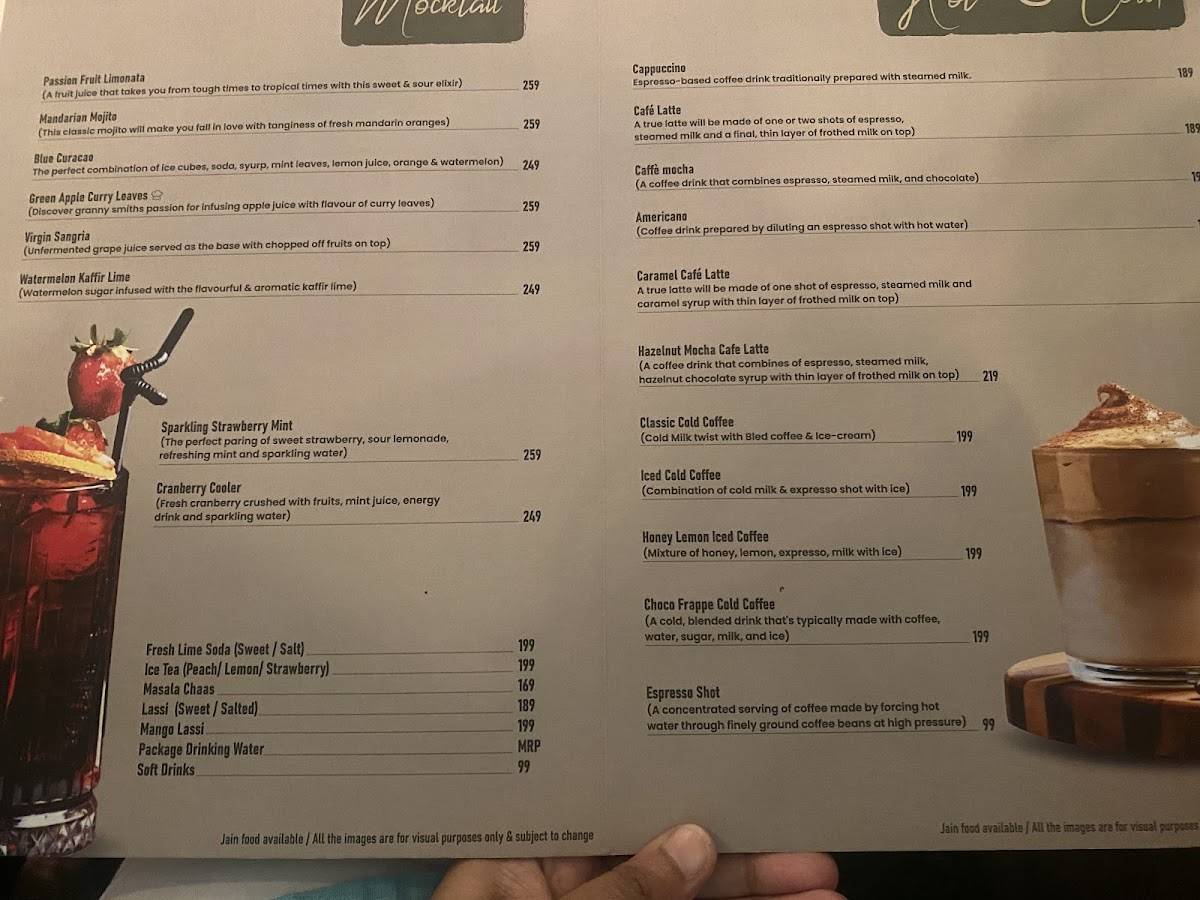 Aroma Pure Veg Restaurant menu