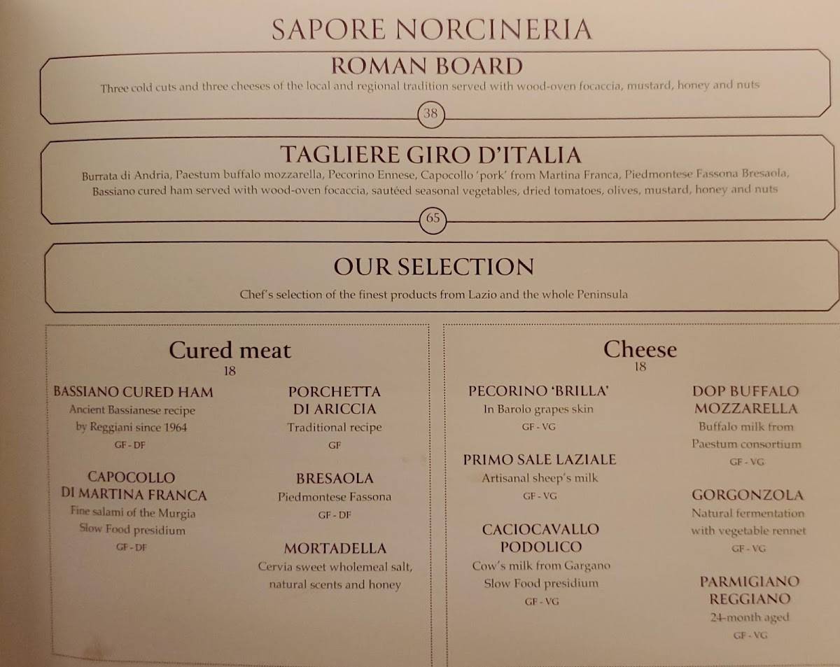 Menu di BIVIUM Ristorante-Caffé-Bar 