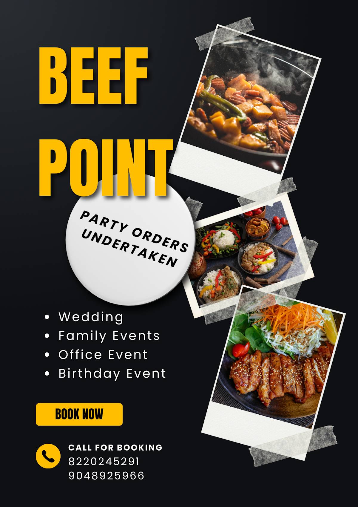 Beef Point menu