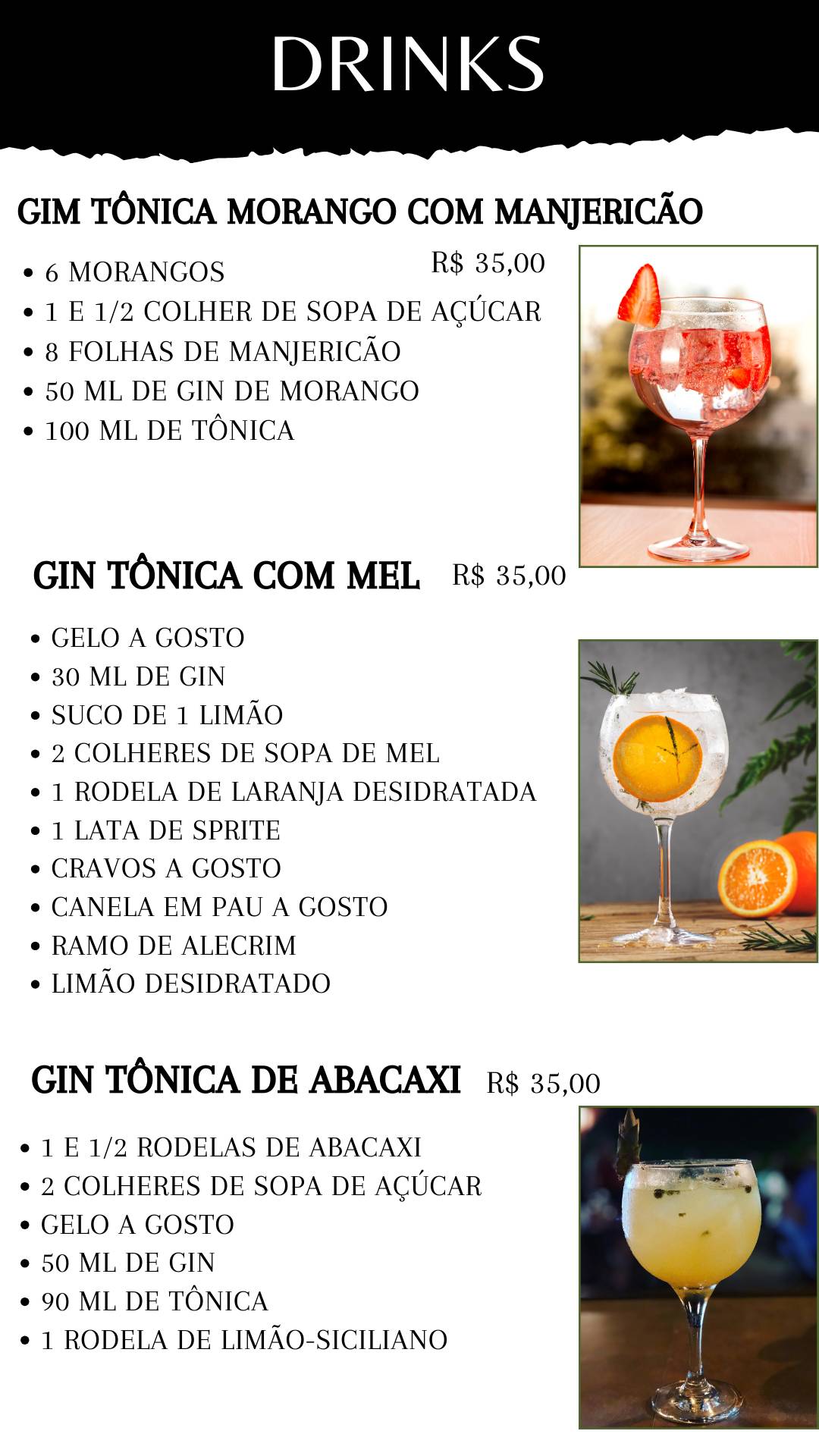 Best pub cardápio