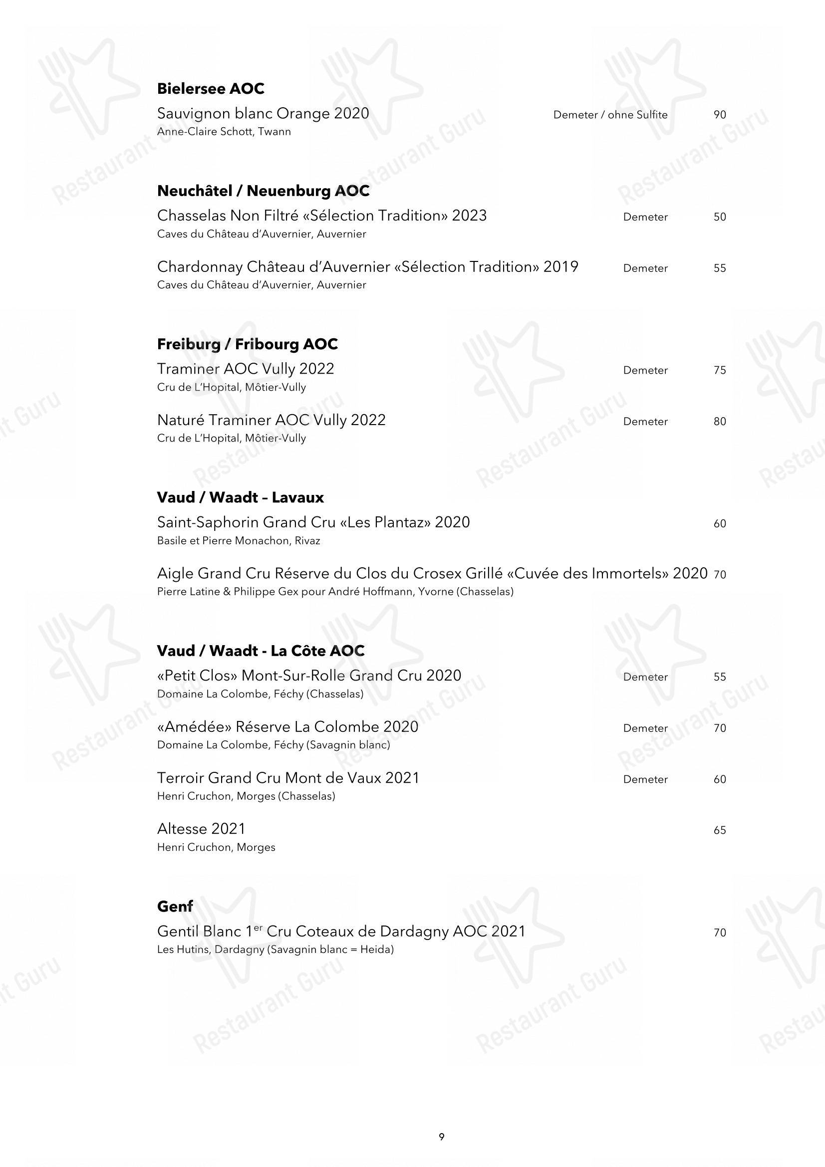 Основное меню per Blaue Ente pub & bar