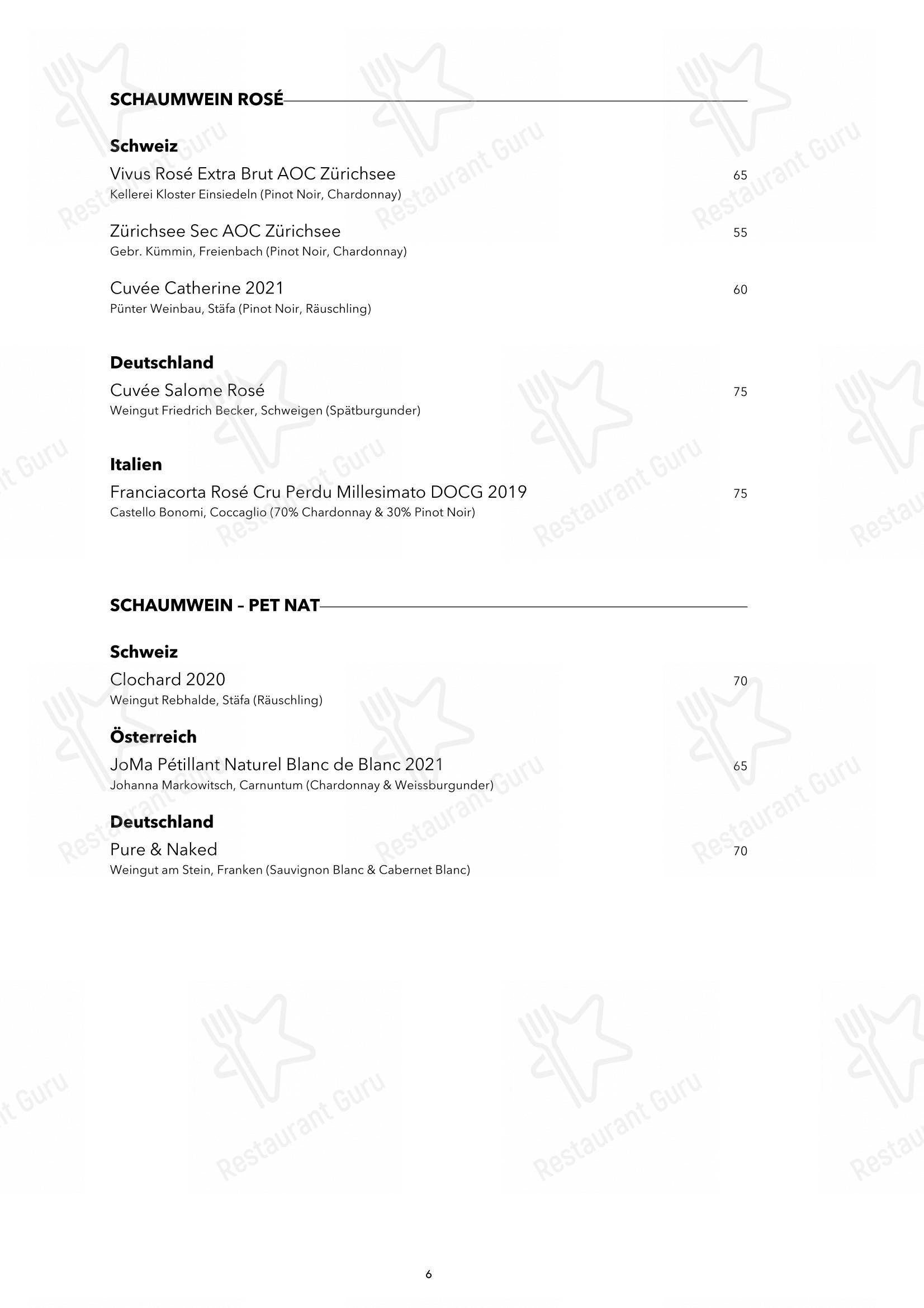 Основное меню per Blaue Ente pub & bar