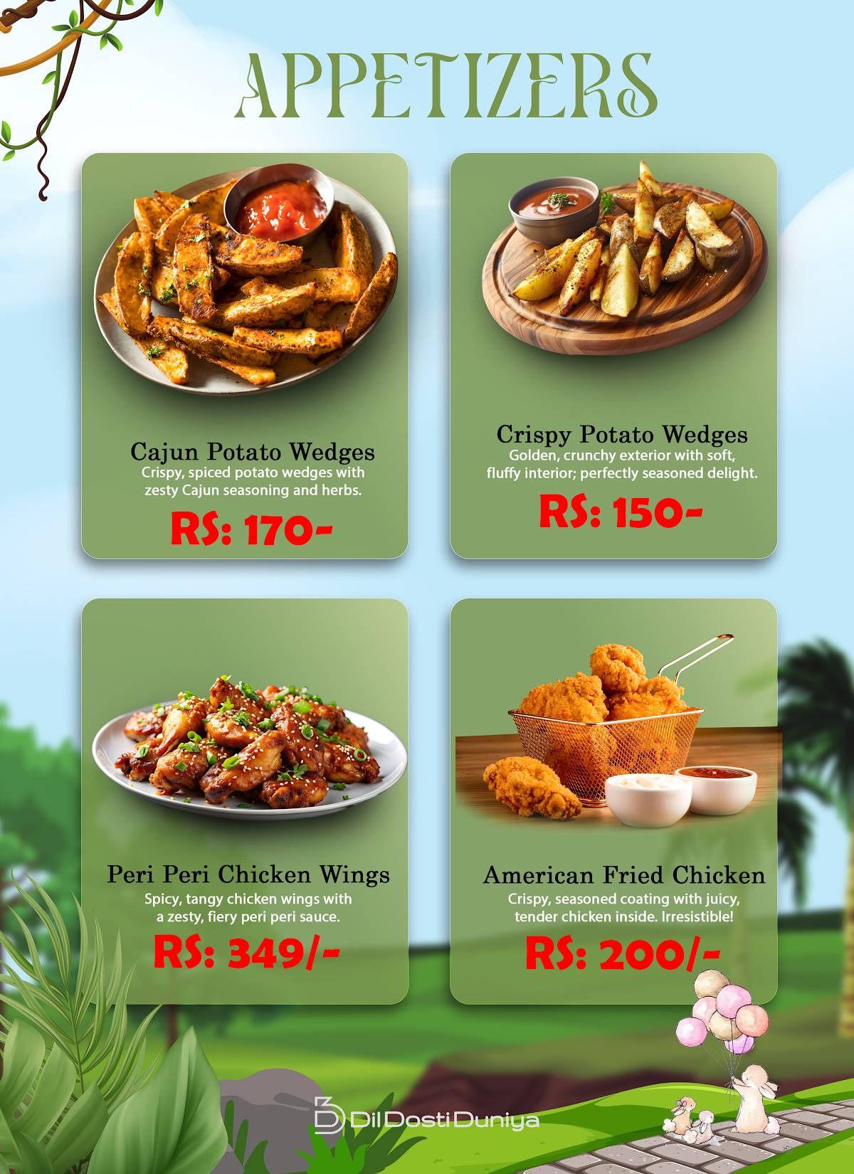 Cafe D3 & Restro menu