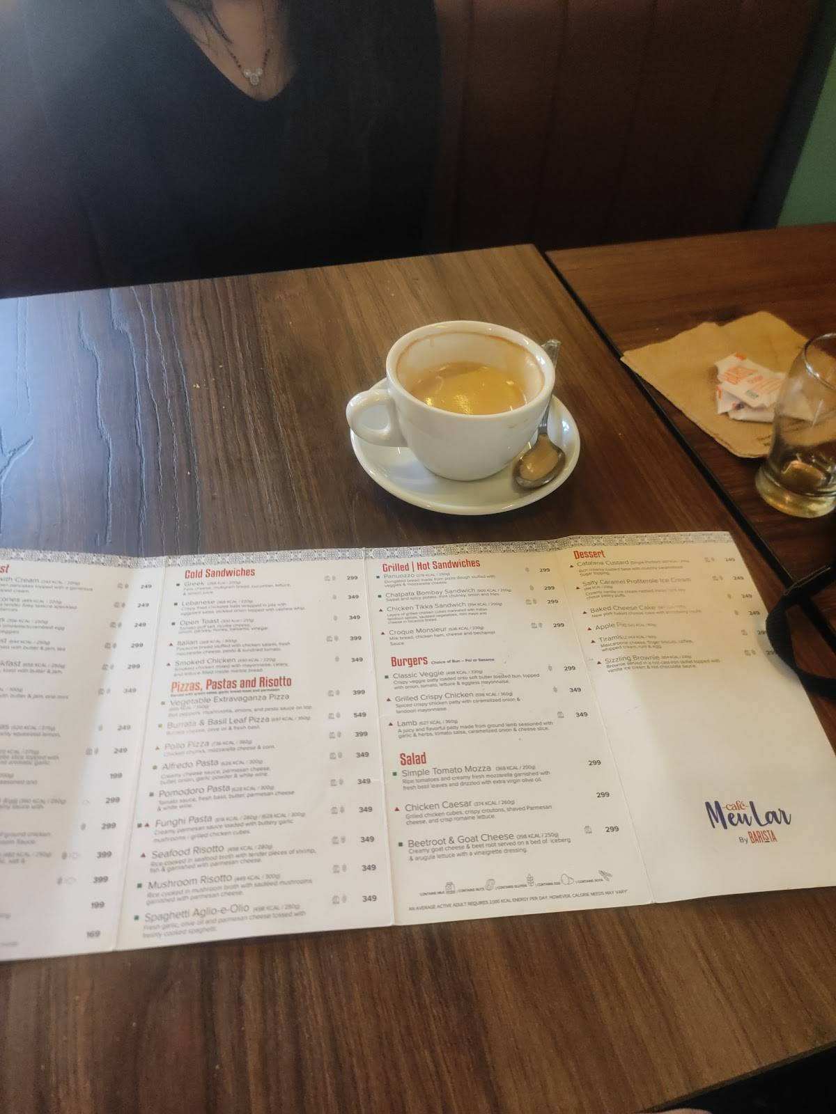 Cafe Meu Lar by Barista menu