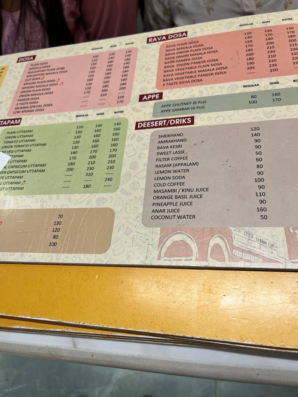 Chennai Maratha - An Indian Cuisine Restaurant menu