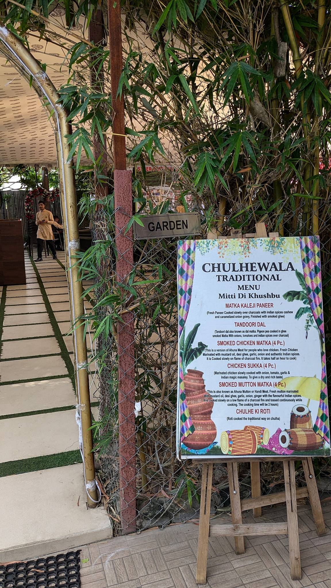 Chulhewala menu