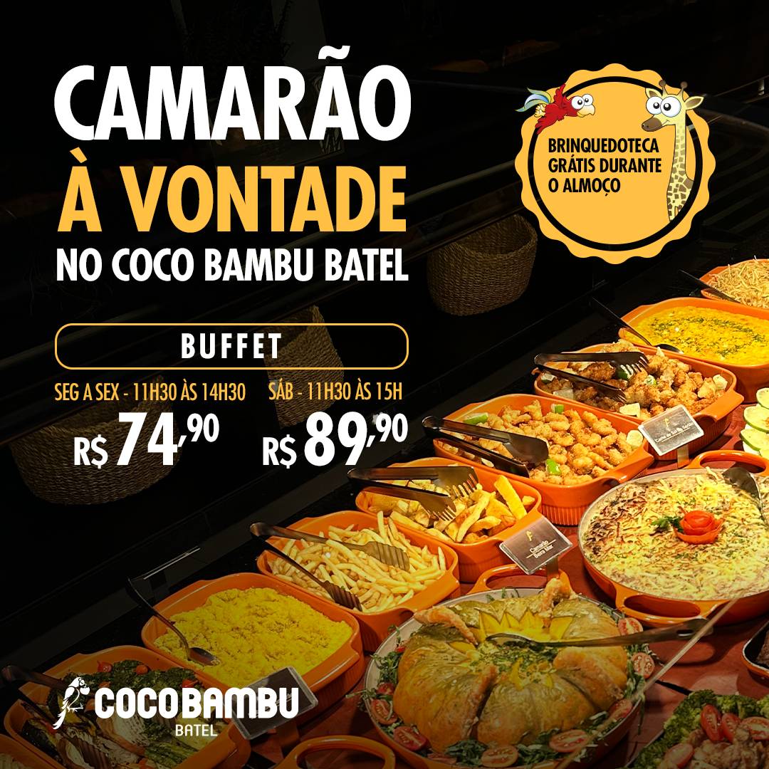Coco Bambu Curitiba - Shopping Crystal cardápio