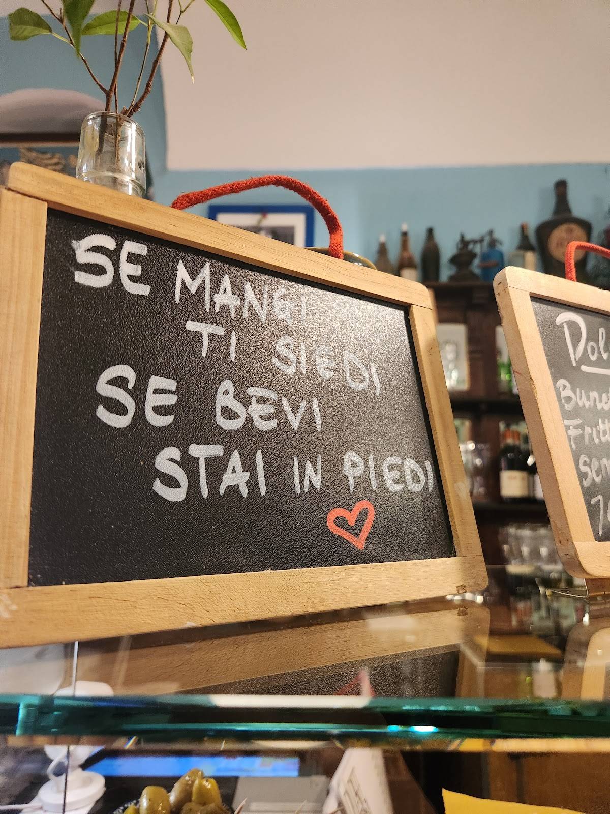 Menu di Caffè Vini Emilio Ranzini 