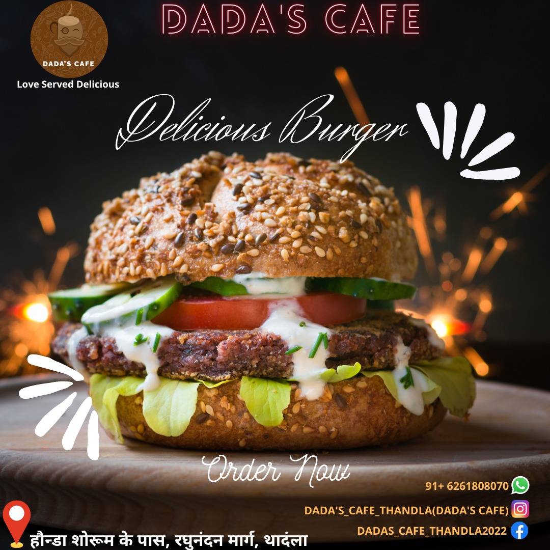 DADA'S CAFE menu
