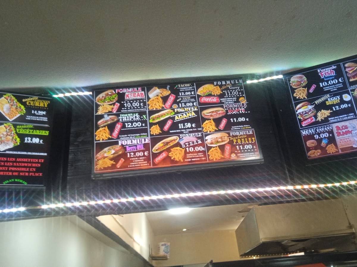 Menu de Efes Zilan Kebab Beaune