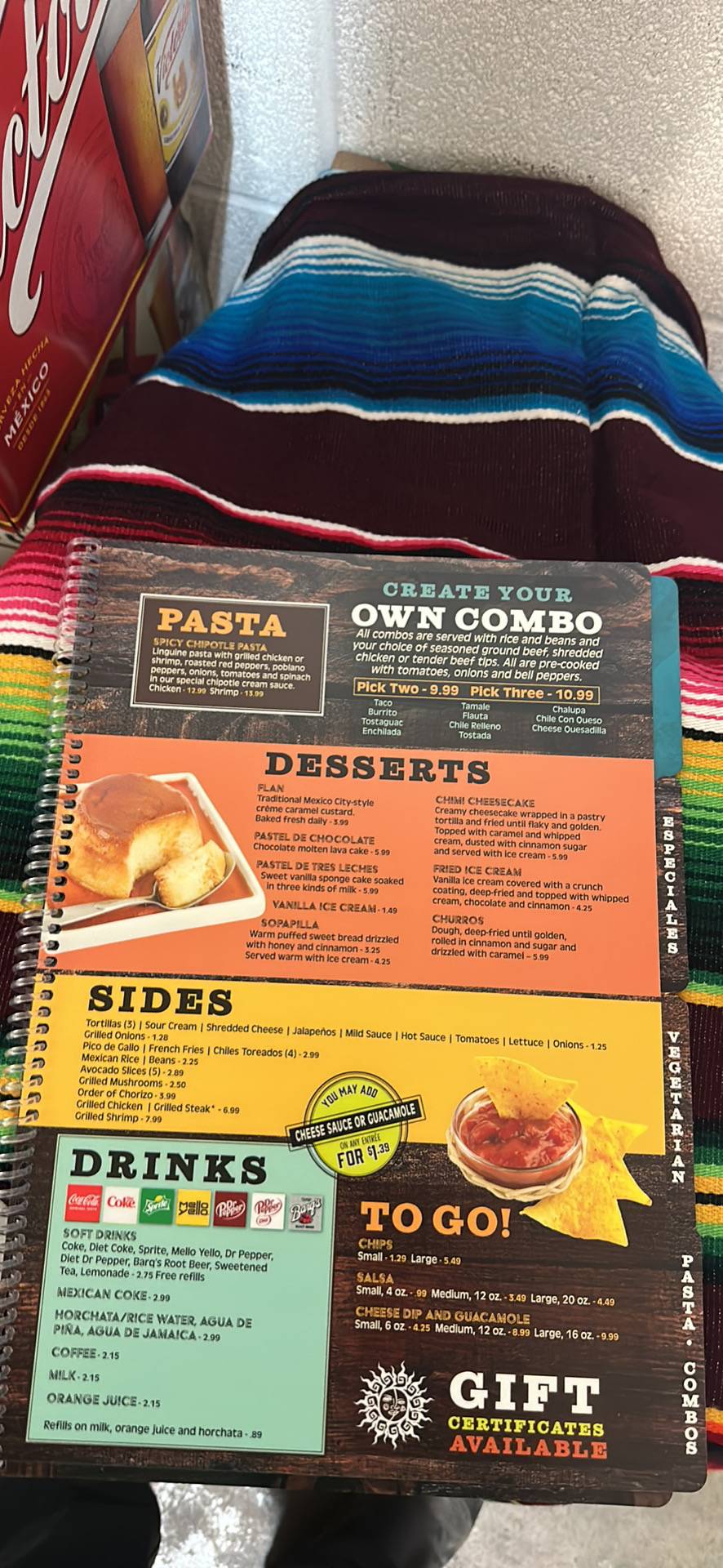 Menu at El Puerto Mexican Restaurant, Blytheville, 324 N 6th St