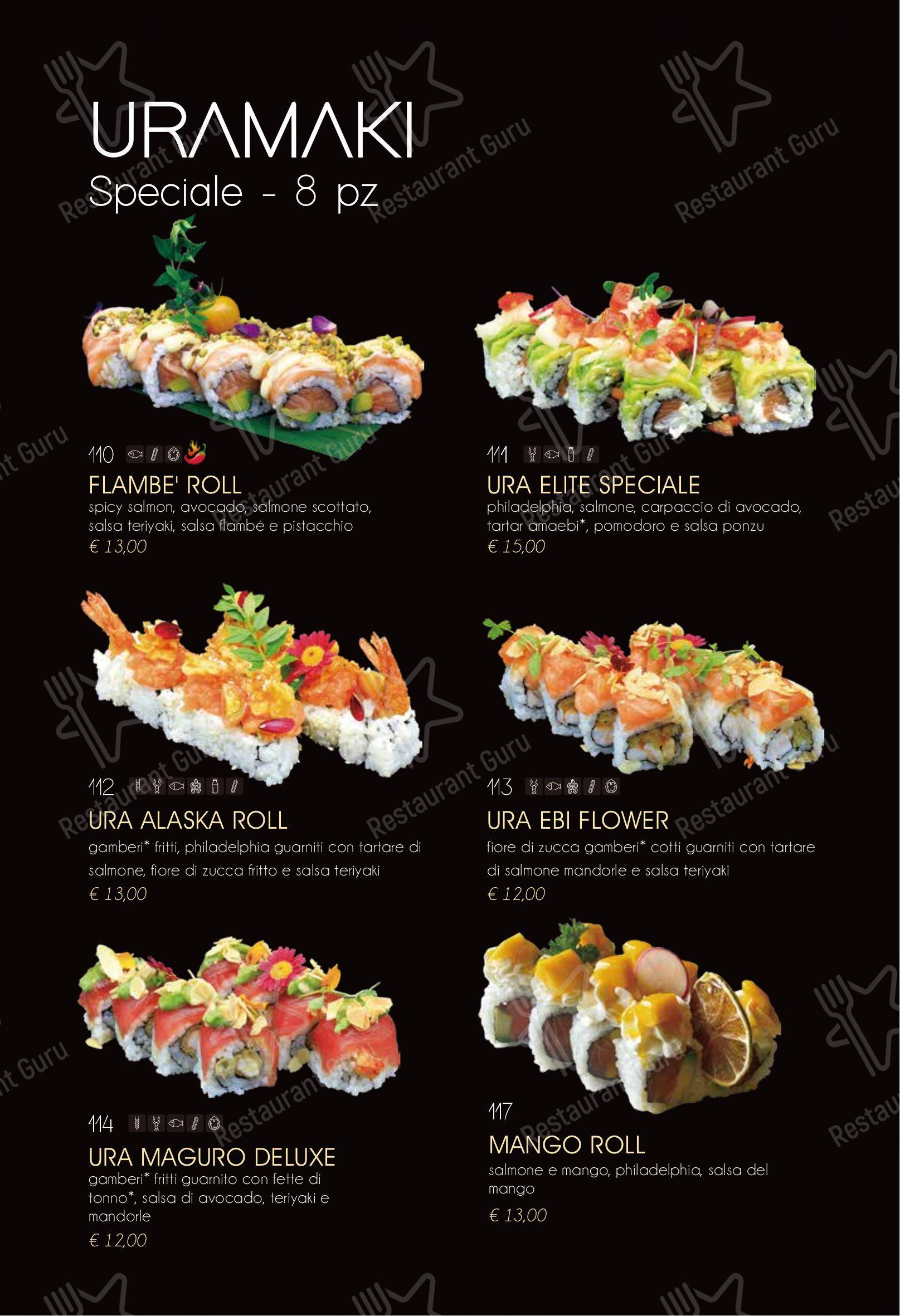 Ristorante Elite Sushi in Erba - 菜单