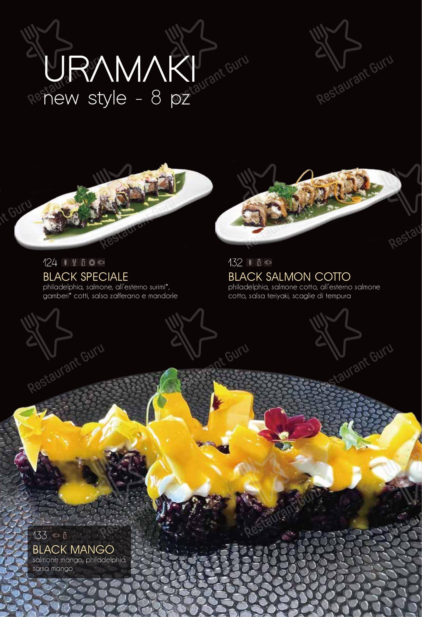 Menu per Ristorante Elite Sushi in Erba